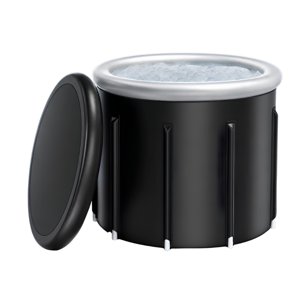 Portable Ice Bath Tub for Recovery — Cold Plunge with Lid & 6 Insulating Layers