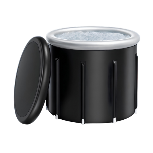 Portable Ice Bath Tub for Recovery — Cold Plunge with Lid & 6 Insulating Layers